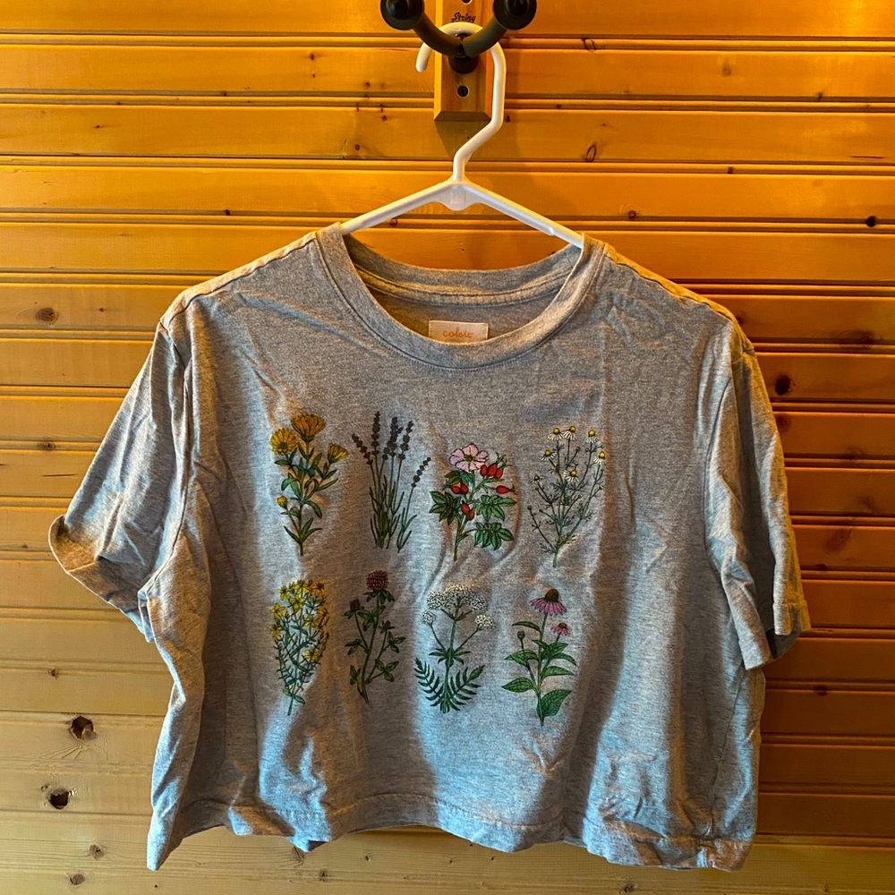 colsie flower crop top 🌸🌺🌷